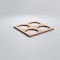 Ekena Millwork Extra Small Wembley Decorative Fretwork Wood Wall Panels, Alder, 7 3/8"W x 7 3/8"H x 3/8"T WALW08X08X0375WEMAL - alternate 5